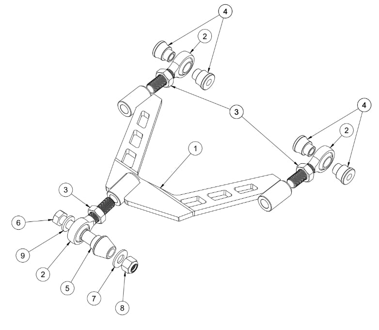 Nissan 350z Mild Mantis Upper Control Arm Assembly