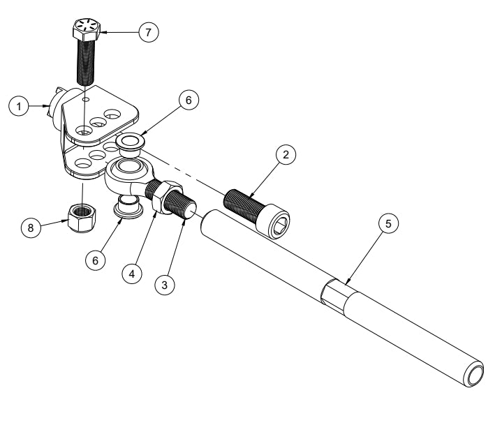 Nissan 350z Mega Mantis Tie-Rod Assembly