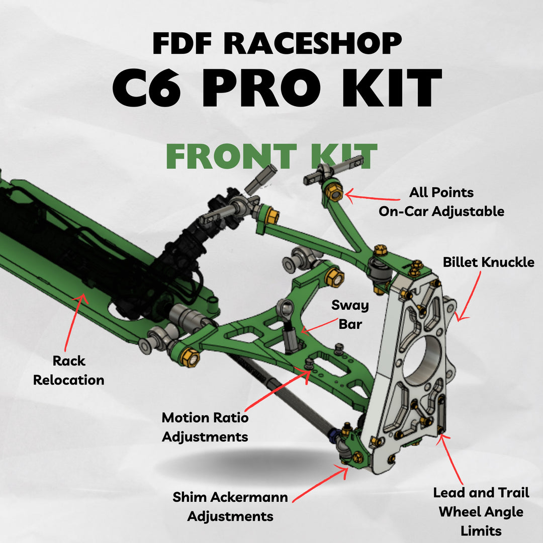 C6 Corvette Pro Angle Kit