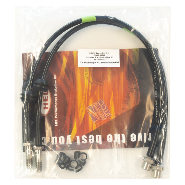 BMW 3 Series E46 M3 (2001-2006) Front Extended Brake Lines