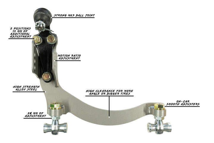 TOYOTA SOARER/LEXUS SC300/400 Z30 ADJUSTABLE FRONT CONTROL ARMS