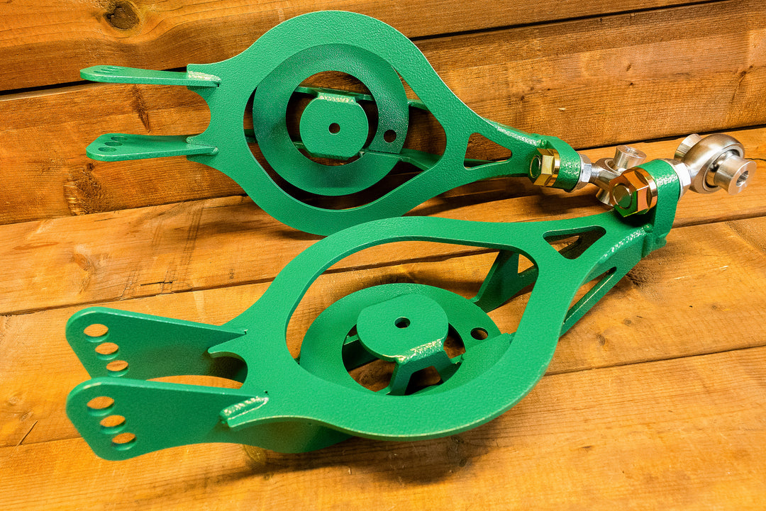 350z rear toe bucket for air ride suspension