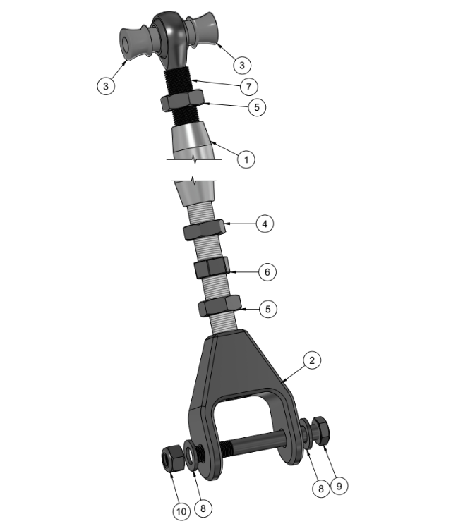 BMW E36/E46 REAR LOWER CONTROL ARMS SPARE PARTS ASSEMBLY
