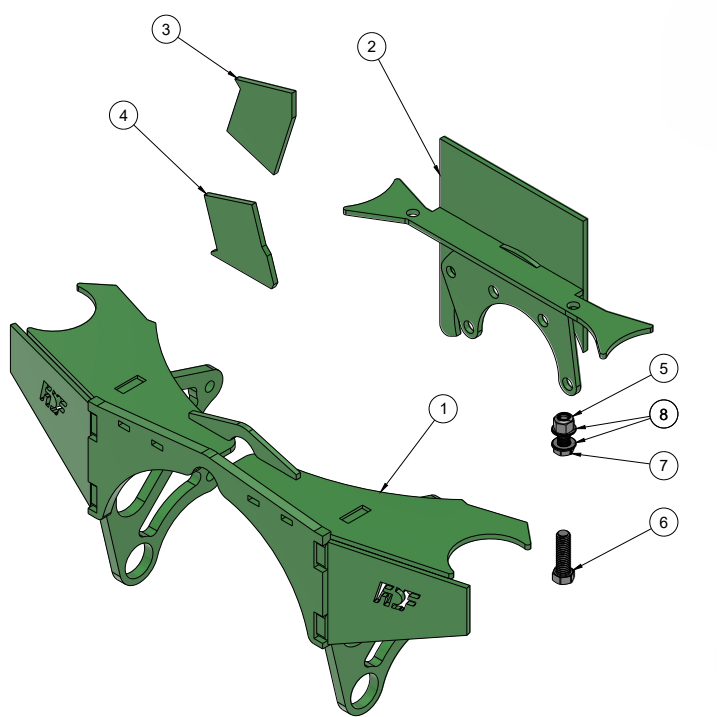BMW E36 QUICK CHANGE MOUNT SPARE PARTS ASSEMBLY