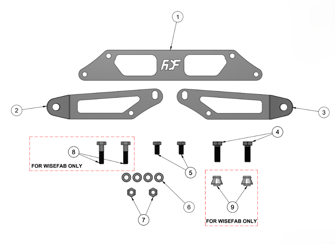 BMW E46 SUBFRAME BRACE SPARE PARTS ASSEMBLY
