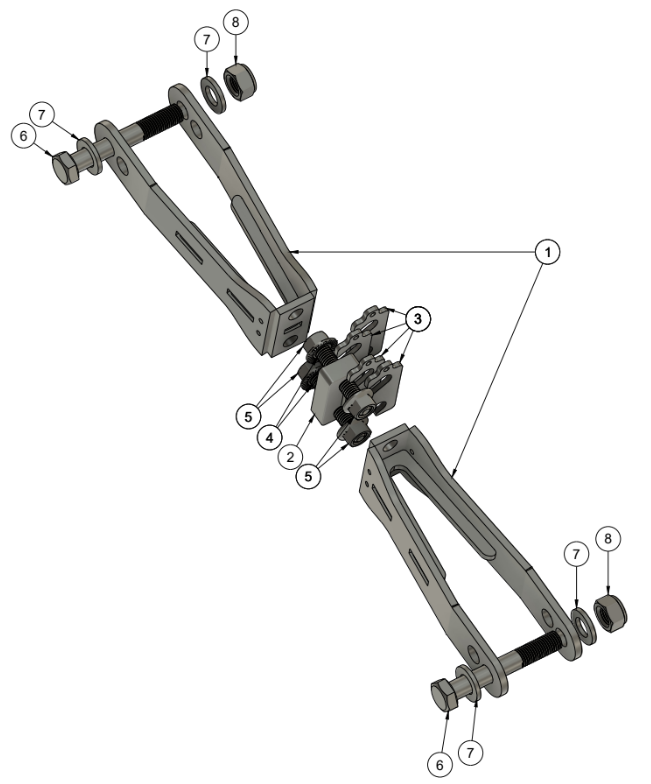 BMW E8X/E9X REAR TRACTION ARM SPARE PARTS ASSEMBLY