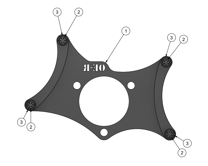 C6 DUAL WILLWOOD CALIPER BRACKET SPARE PARTS ASSEMBLY