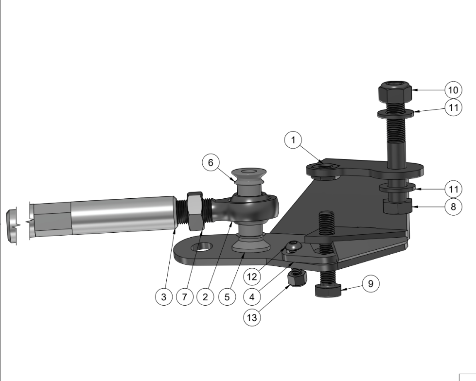 CADILLAC CTSV KNUCKLE ADAPTOR BRACKET ASSEMBLY SPARE PARTS