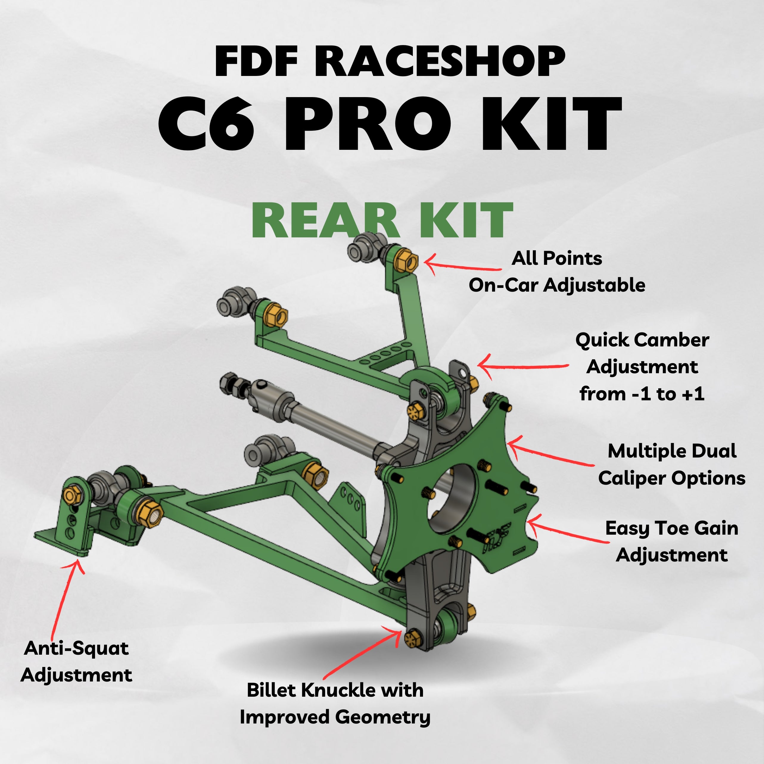 C6 Corvette Pro Grip Kit – FDFRaceshop