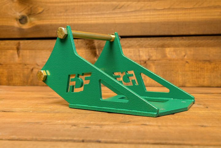 Quick Change skid plate displayed