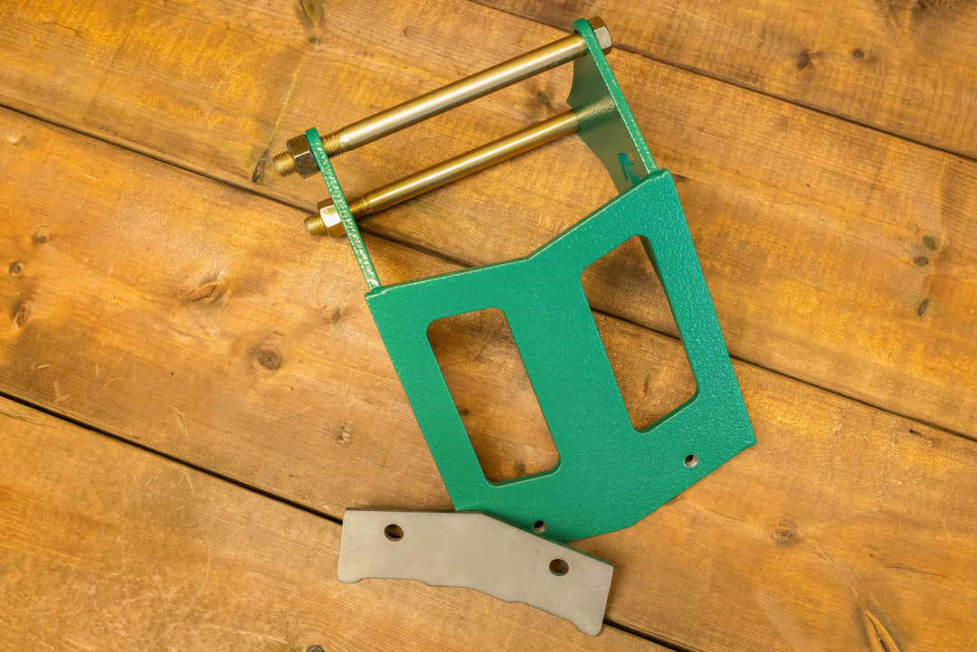 top view of skid plate for quick change differential