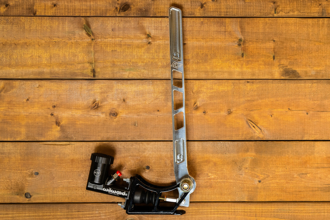Raw aluminum handbrake