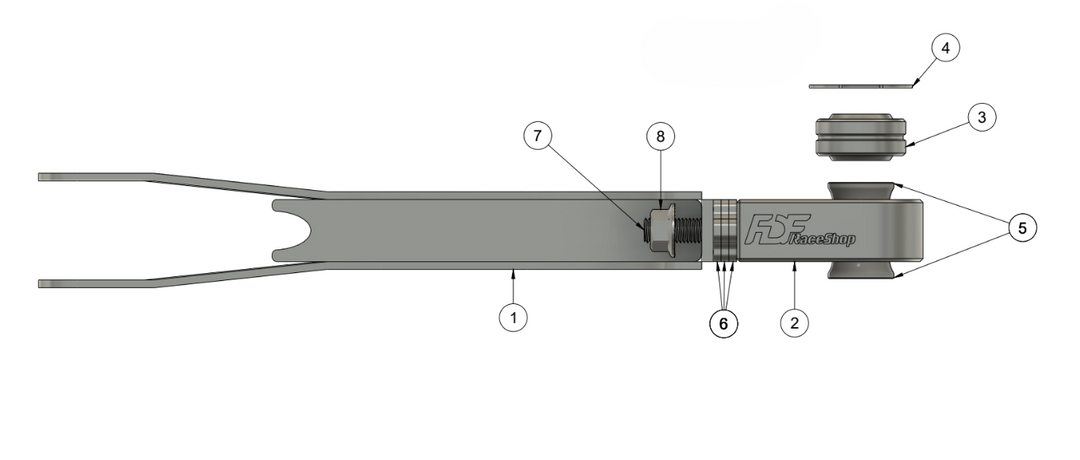 HYUNDAI GENESIS REAR TRAILING ARM SPARE PARTS ASSEMBLY