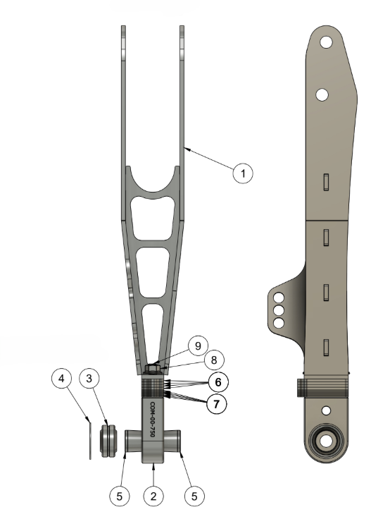 HYUNDAI GENESIS REAR LOWER CONTROL ARM SPARE PARTS ASSEMBLY