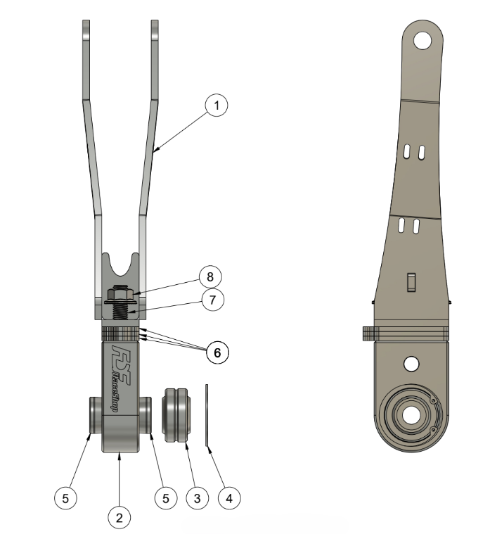 HYUNDAI GENESIS REAR TRACTION ARM SPARE PARTS ASSEMBLY