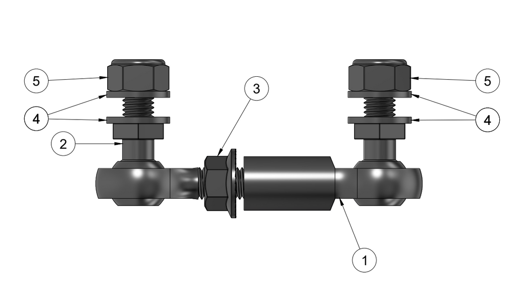 M10 SWAY BAR LINK SPARE PARTS ASSEMBLY