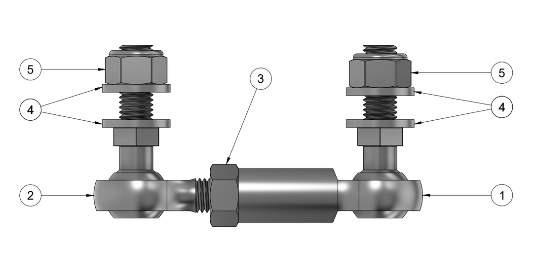 M12 SWAY BAR LINK SPARE PARTS ASSEMBLY