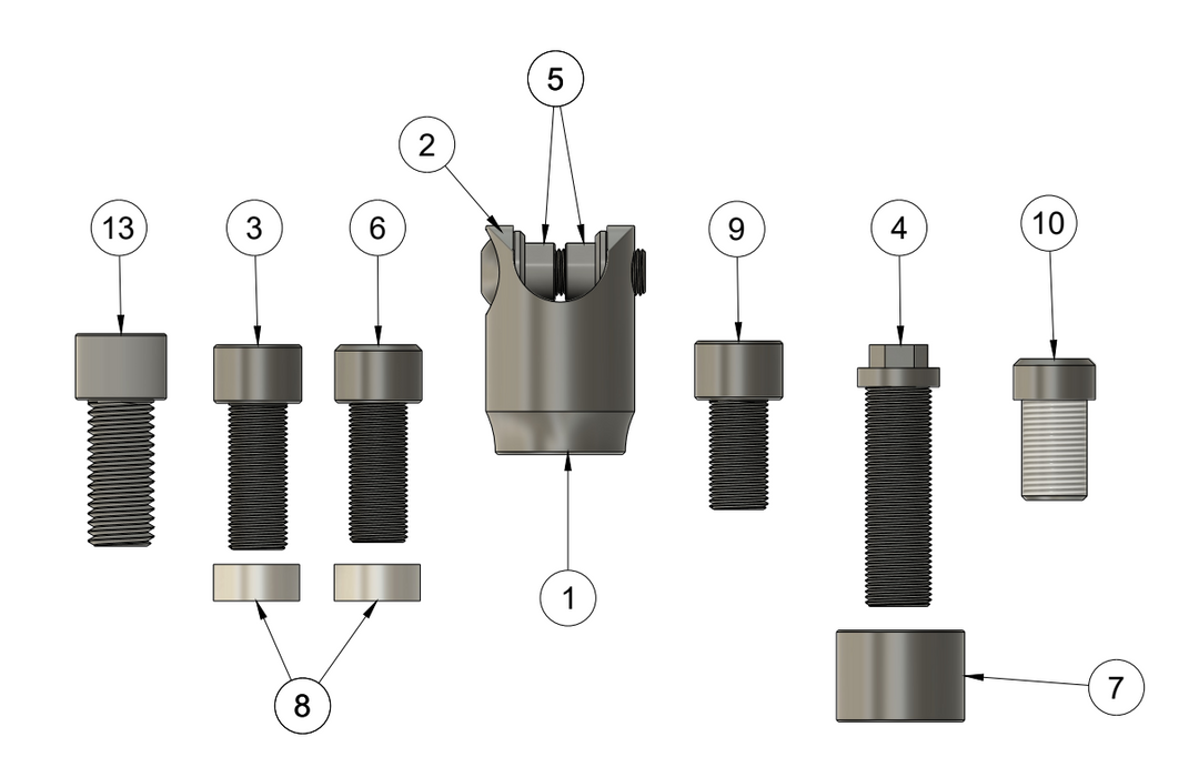 INLINE STEERING RACK ADAPTORS SPARE PARTS ASSEMBLY GUIDE