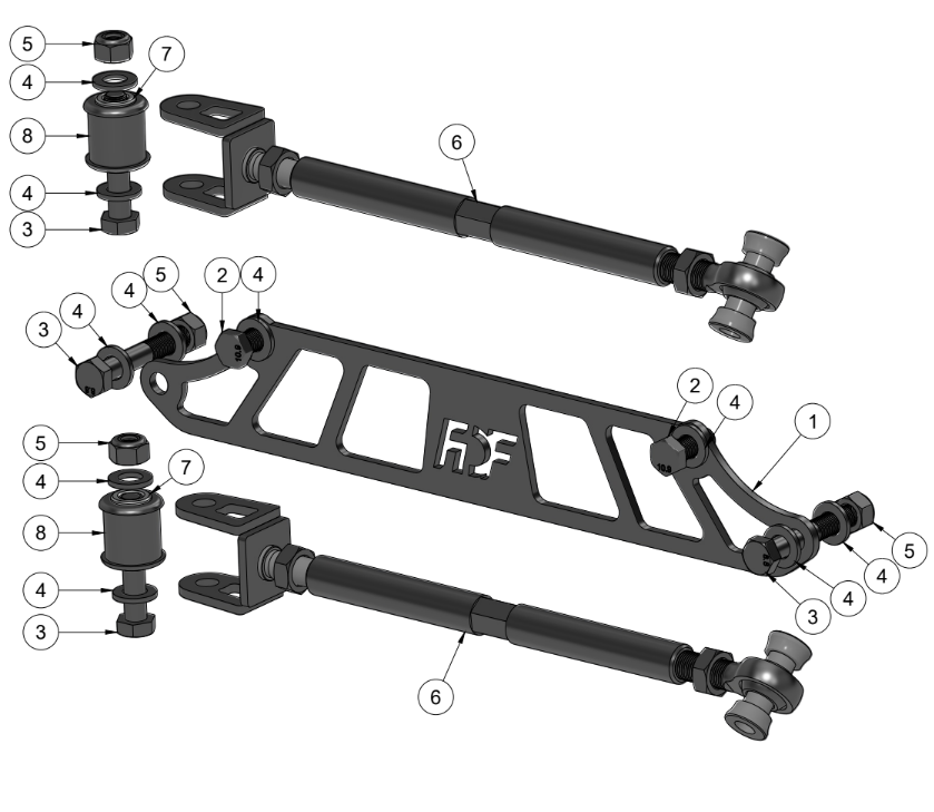 NISSAN S-CHASSIS/R-CHASSIS/Z32 HICAS DELETE BRACKET