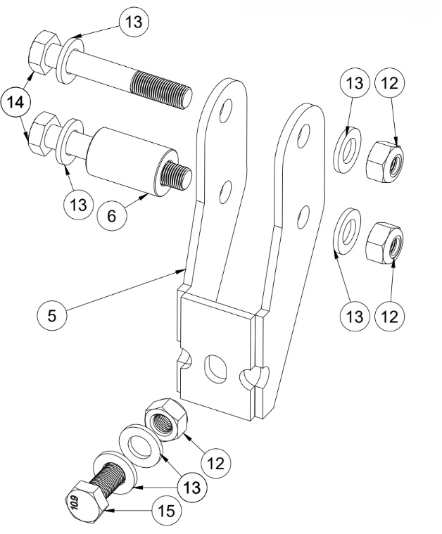 NISSAN 350Z/INFINTI G35 REAR GRIP KIT UPPER CONTROL ARM SPARE PARTS ASSEMBLY