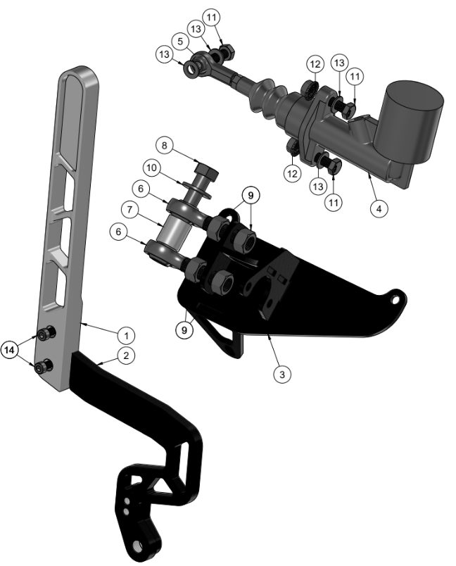 BRZ/FRS/GT86 HIDDEN HANDBRAKE SPARE PARTS ASSEMBLY (mc needs pn)