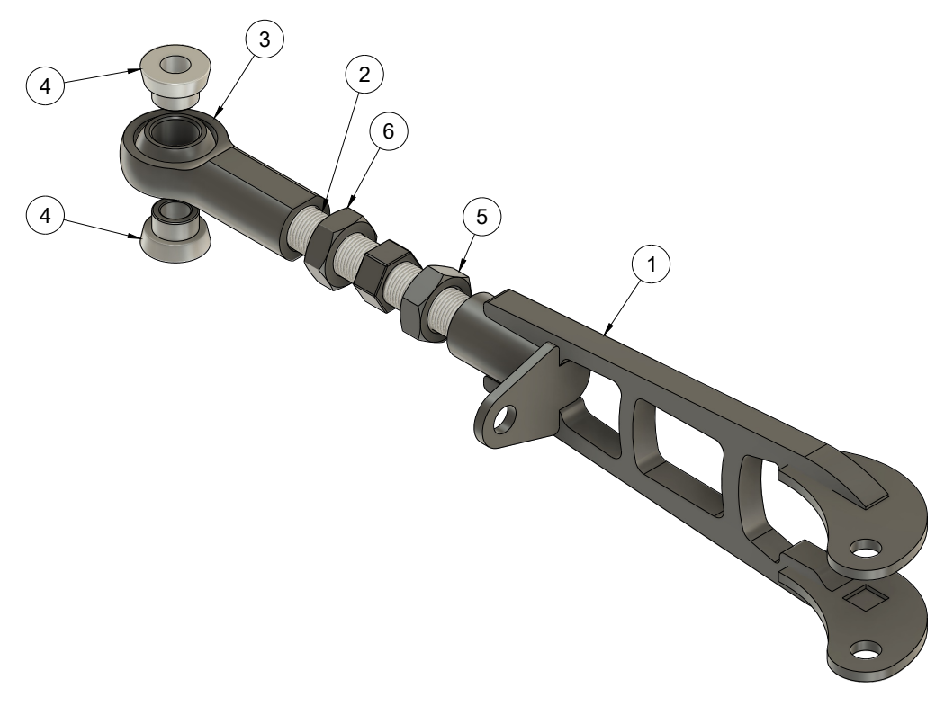 IS300/JZX110 REAR LOWER CONTROL ARM SPARE PARTS ASSEMBLY