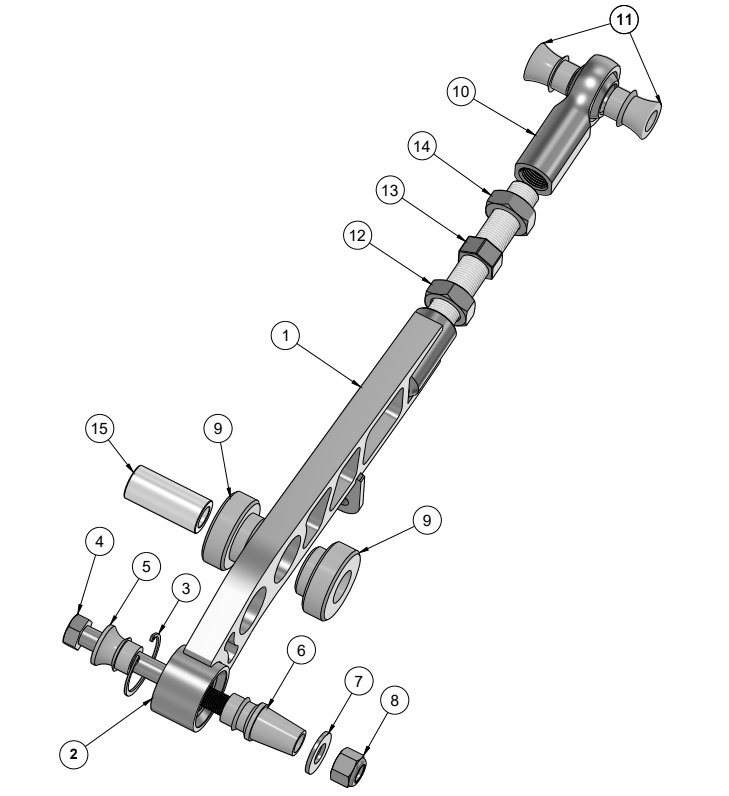 TOYOTA SOARER/SC300 REAR LOWER CONTROL ARM SPARE PARTS ASSEMBLY