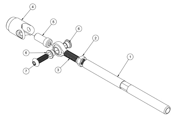 BMW E36 Tie Rod Upgrade Assembly