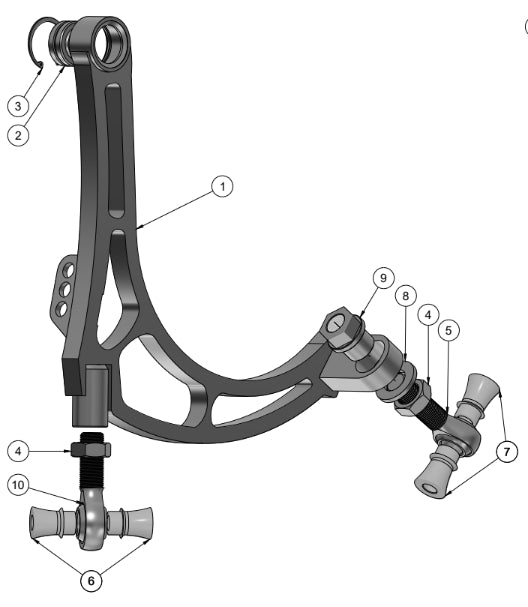 BMW E8X Mega Lower Control Arm Assembly