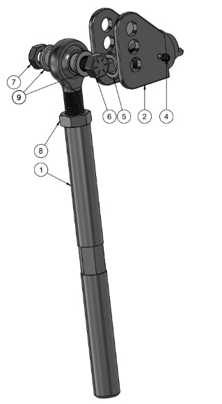 Nissan 350z Mild Mantis Tie Rod Upgrade Spare Parts Assembly