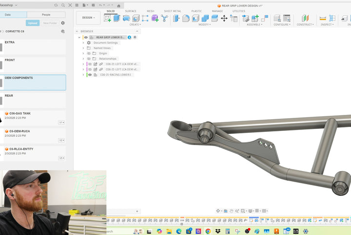 Seminar Session Recording : Tubular Control Arm Design