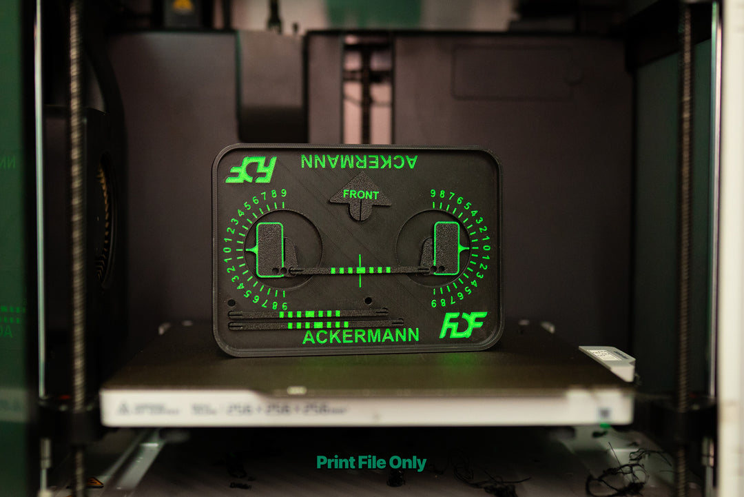 Ackermann display tool print file version