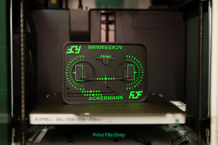Ackermann display tool print file version