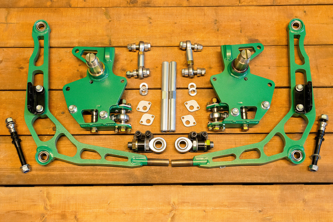 BMW E36 Mild Mantis angle kit with knuckle, lowers and tierods