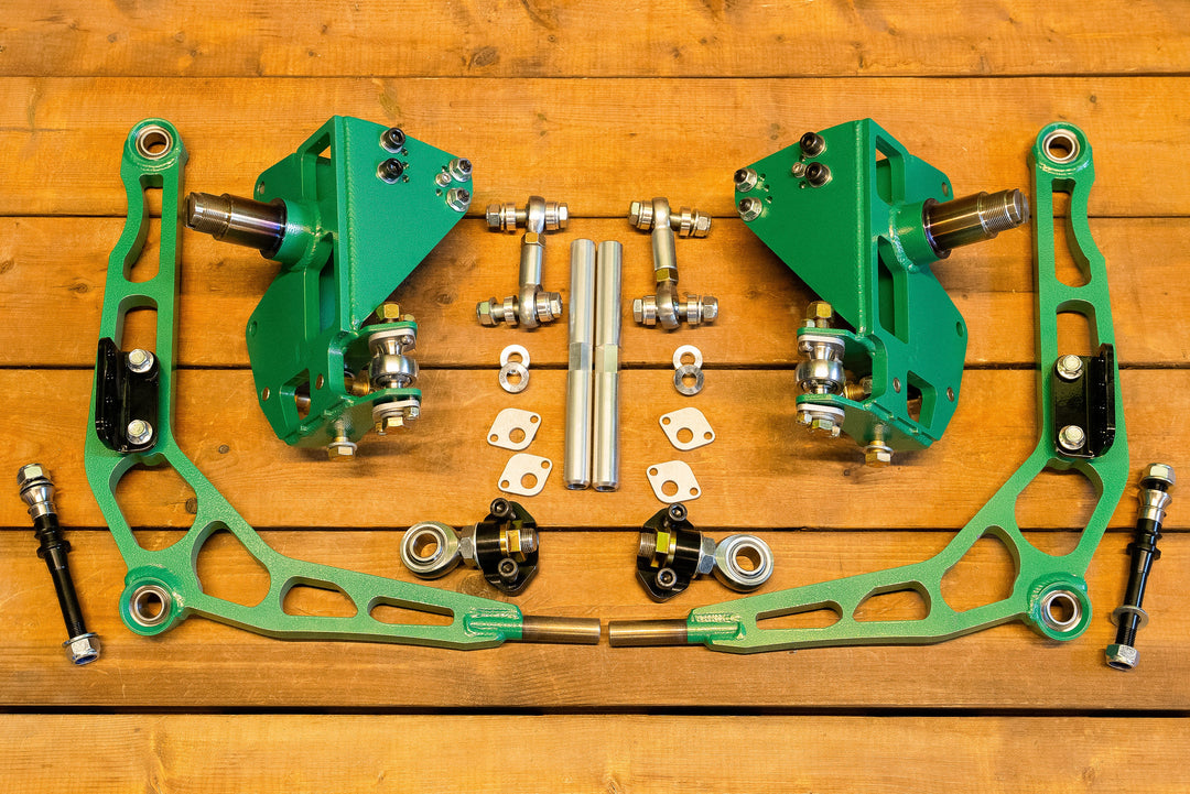BMW E46 Mild Mantis angle kit with knuckle, lowers and tierods