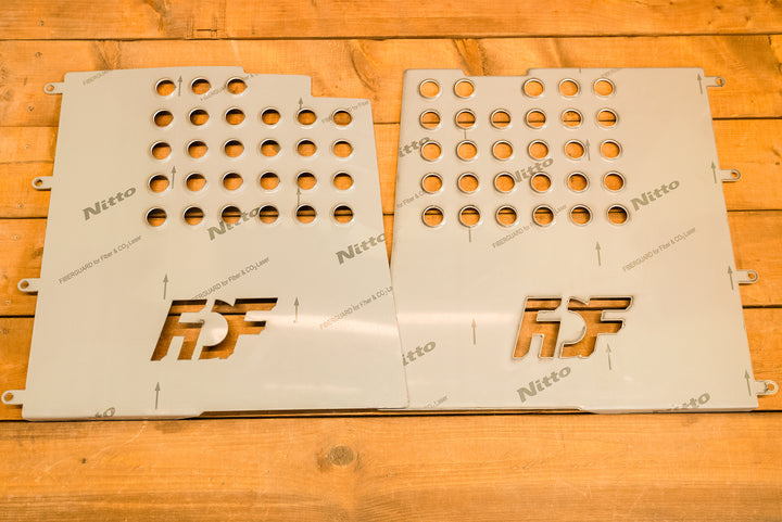 bmw e46 heel plates with protective film on 