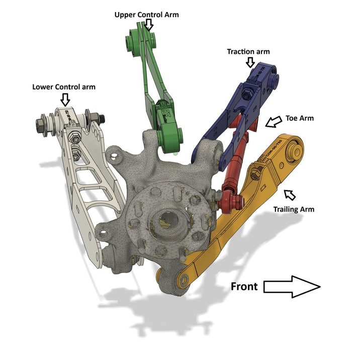 Genesis Rear Traction Arms
