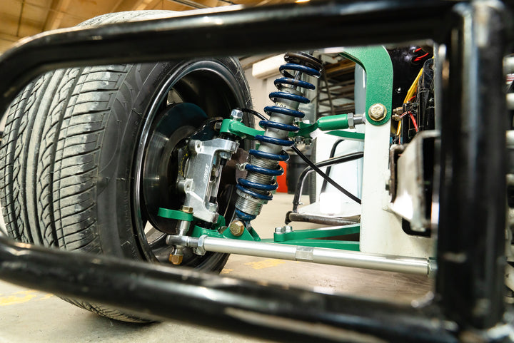 Legend Car angle kit mounted on the car