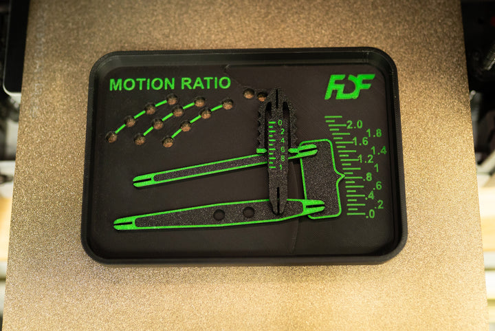 FDF Raceshop motion ratio display tool detail view