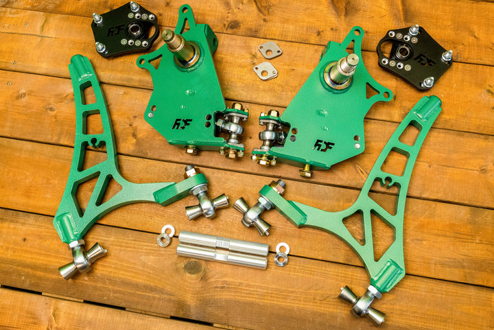 green racing suspension parts for mustang sn95