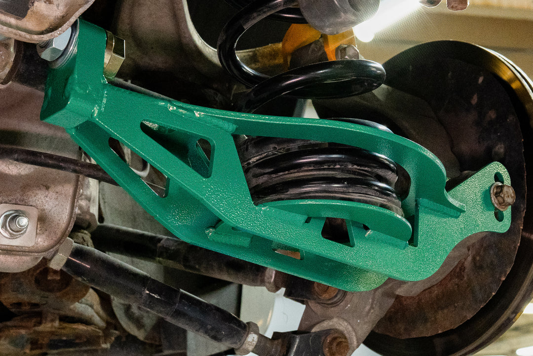 on car 350z/g35 rear toe spring bucket best for air ride suspension