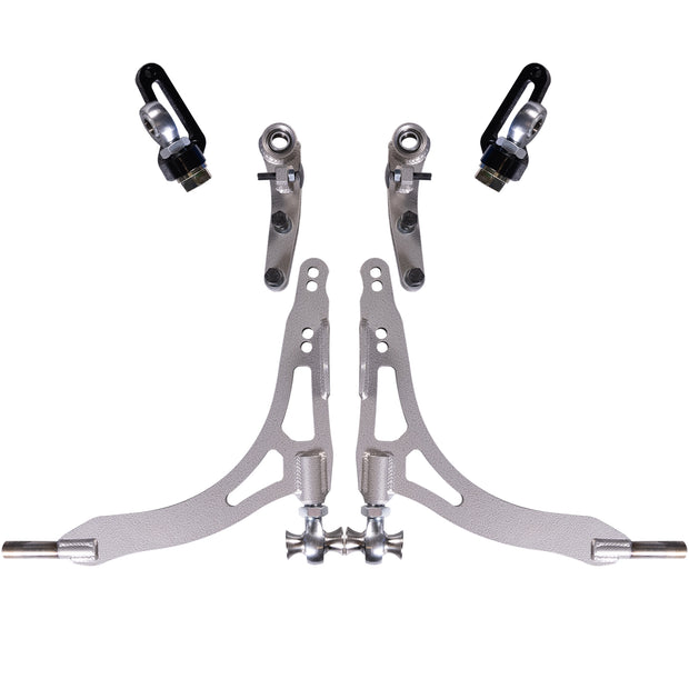 Front Lower Control Arms With Polyurethane Bushings For 2001-2007 Chrysler Town & Country, Dodge Caravan (Pair)