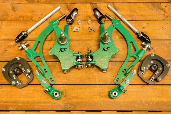 rx7 fc angle kit using the oem rx7 wheel bearing