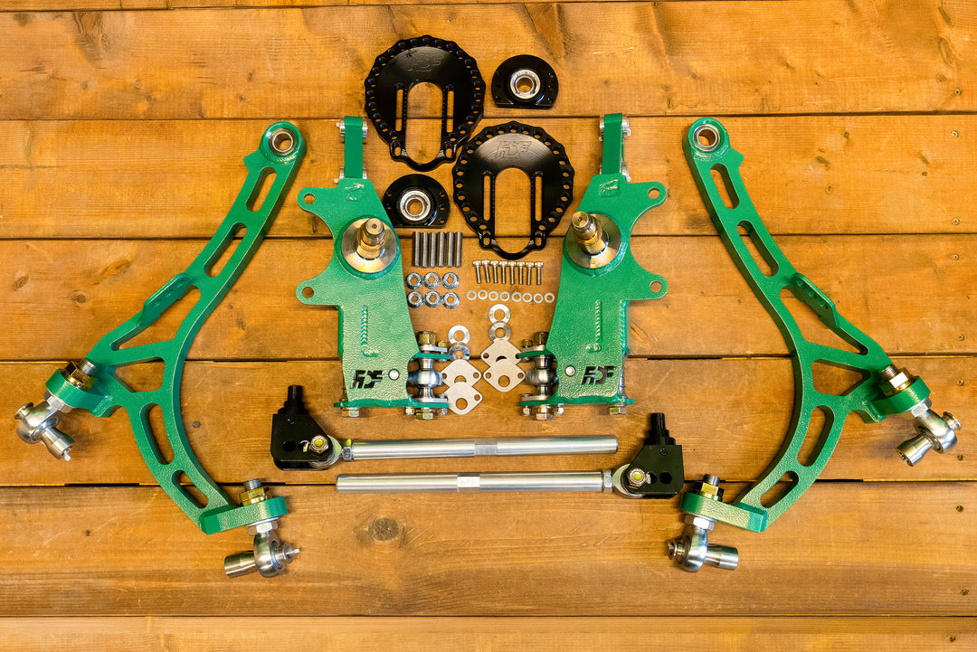 240sx angle kit with tierods, lowers and camber plates