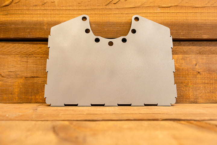 Laser cut snout plate for universal quick change box