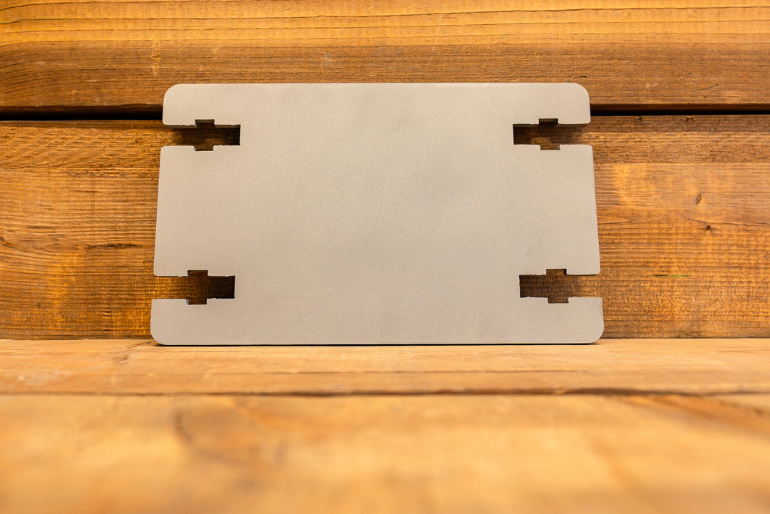 Raw jig plate for universal quick change subframe mount