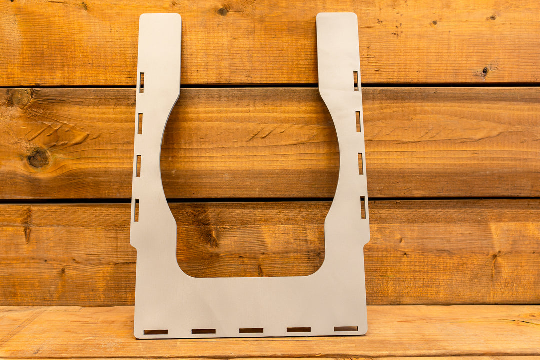 Laser cut top plate for universal quick change weld in mount