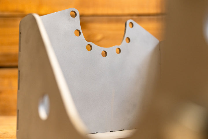Snout plate on welded universal quick change box