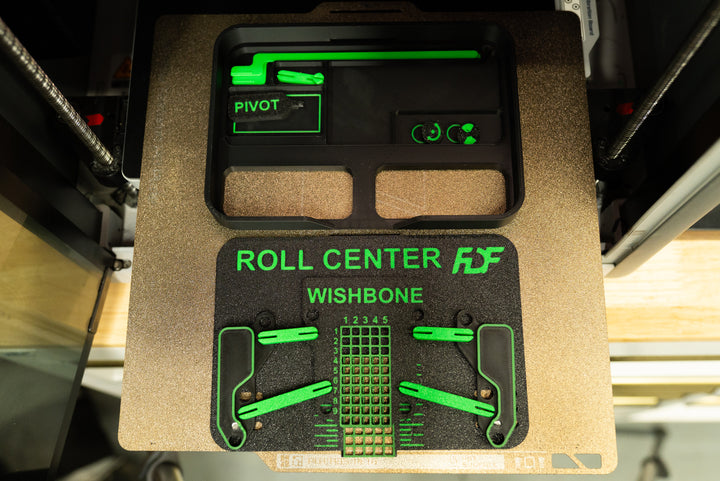 Double wishbone roll center display tool detail view