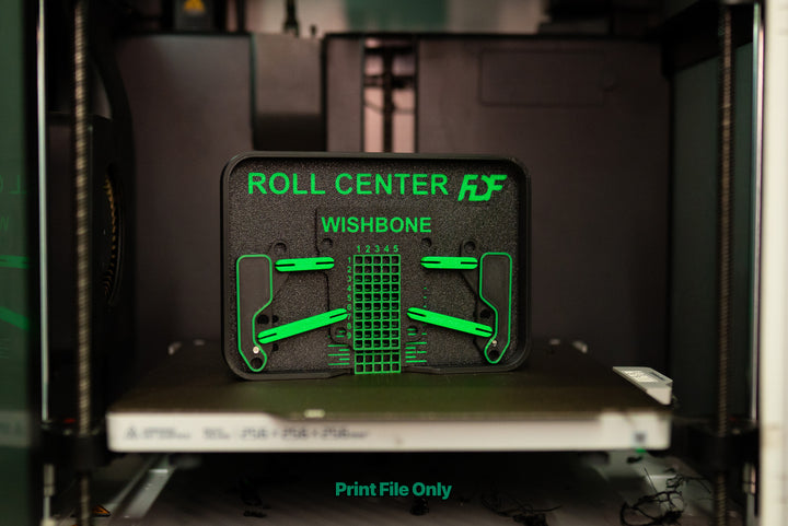 Double wishbone roll center display tool print file version